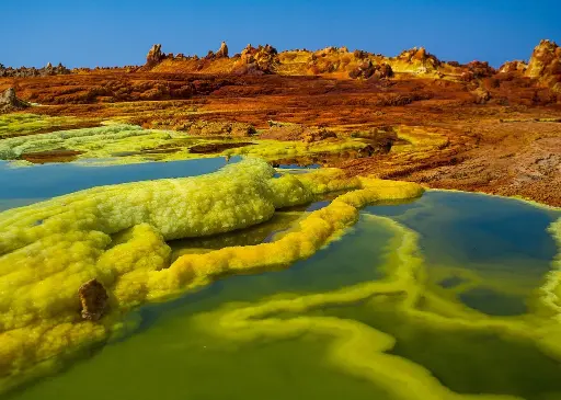 Danakil Depression –  Erta Alle , Lake Afdera & Dallol Tours